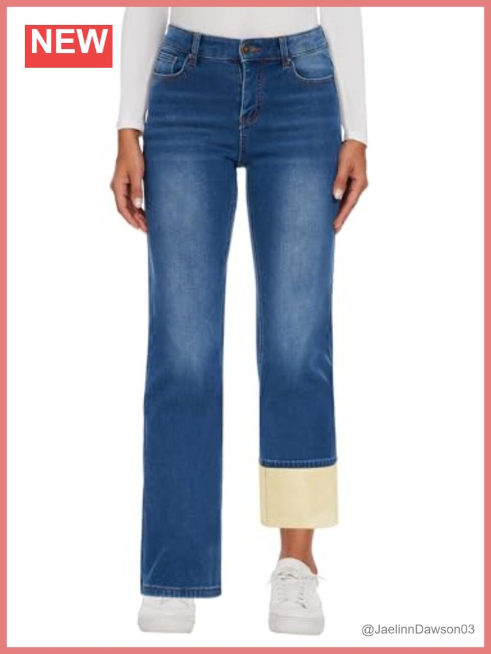 Fleece Lined High Waisted Wide Leg Winter Jeans
